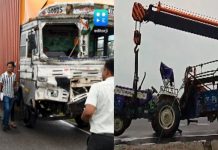 बुलंदशहर में कंटेनर ने ट्रैक्टर ट्राली को मारी टक्कर, 9 की मौत, 42 घायल