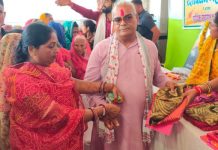 शिक्षा मंत्री मदन दिलावर को रामगंजमंडी की बहनों ने बांधी राखी