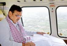 भजनलाल ने सवाईमाधोपुर जिले में बाढ़ प्रभावित गांवों का किया हवाई सर्वेक्षण