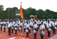 जयपुर प्रांत घोष दिवस : संगीत की गूंज के साथ निकला घोष वादक स्वयंसेवकों का पथसंचलन