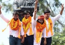 डूसू चुनाव में एबीवीपी का जलवा, अध्यक्ष समेत तीन पदों पर जीत