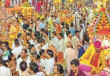 बारां में देवविमानों की शोभायात्रा संग उमड़ा आस्था का सैलाब