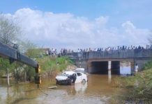 जयपुर के रिंग रोड से कार अंडरपास में भरे पानी में गिरने से 7 लोगों की मौत