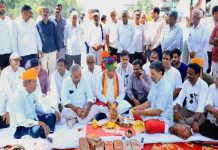 पाली में मंत्री जोराराम कुमावत ने किसान गौरव पथ का शिलान्यास