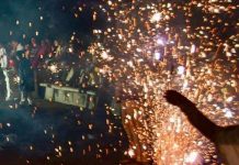 अलवर में आग और पटाखे से तीन लोग घायल