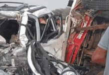 ओसियां में बस और एसयूवी में टक्कर, 1 की मौत, 30 घायल