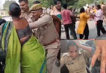 लखनऊ में पुलिस थाने पर भीड़ का हमला, सात पुलिसकर्मी घायल