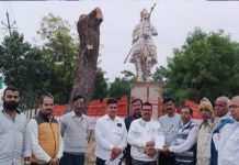 नसीराबाद में महाराणा प्रताप की प्रतिमा का लोकार्पण 30 अक्टूबर को होगा