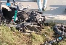 अलवर में स्कूली बस की चपेट में आने से स्कूटी पर सवार मां-बेटे की मौत