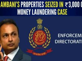 ईडी ने रिलायंस अनिल अंबानी ग्रुप की 7500 करोड़ रुपए की सम्पत्ति कुर्क की