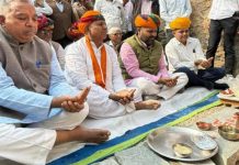 देवनारायण आवासीय विद्यालय सरसड़ी पीसांगन का शिलान्यास