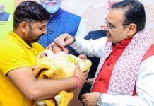 भजनलाल शर्मा ने में उप राष्ट्रीय पल्स पोलियो अभियान का किया शुभारंभ