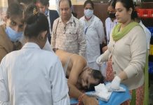 चित्तौड़गढ़ में गोली लगने से कोरियर व्यवसायी घायल