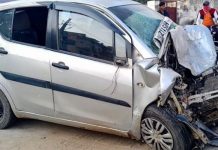 झुंझुनूं में कंटेनर-कार की टक्कर से कार चालक की मौत