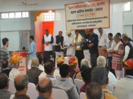 चारण साहित्य समारोह में प्रतिभाओं का सम्मान