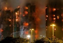 हांगकांग के ताइ पो में आग लगने से 44 लोगों की मौत, 279 लोग लापता