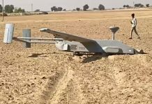 जैसलमेर के सीमावर्ती क्षेत्र में वायुसेना के मानव रहित विमान को आपात स्थिति में खेत में उतारा