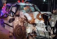 कोटा में ट्रक की टक्कर से कार में सवार 2 लोगों की मौत, 5 घायल