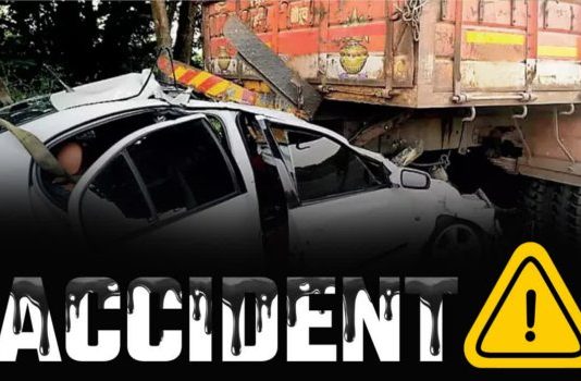 कोंडागांव में स्कॉर्पियो कार सड़क किनारे खड़े ट्रक से टकराई, 5 युवकों की मौत