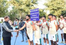 द्वितीय ‘डेज़र्ट बॉल’ इंटर यूनिवर्सिटी पुरुष राष्ट्रीय बास्केटबॉल टूर्नामेंट का भव्य शुभारंभ