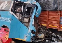 अलवर में खड़े ट्रक से टकराई वोल्वो बस, 2 लोगों की मौत, 31 घायल