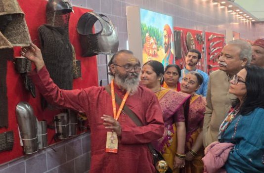 भारत मंडपम में में शिवकालीन शस्त्र और वंदे मातरम् प्रदर्शनी का उद्घाटन