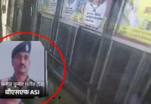 झुंझुनूं में बस से कुचल कर बीएसएफ सहायक उप निरीक्षक की मौत