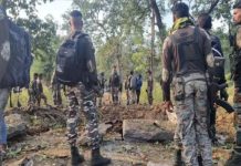 छत्तीसगढ में 12 नक्सली ढेर, डीआरजी के 3 जवान शहीद, 2 घायल