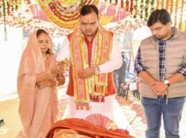 घने कोहरे के चलते सुबह मुख्यमंत्री भजनलाल का हेलिकॉप्टर डीग में उतर नहीं सका