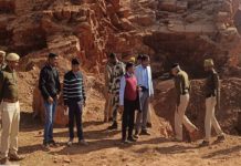 डीग में अवैध खनन कर रहे लोगों ने वन वन विभाग के दल पर किया हमला