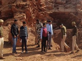 डीग में अवैध खनन कर रहे लोगों ने वन वन विभाग के दल पर किया हमला
