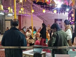 नौसर माता मंदिर में पौषबड़ा और भजन संध्या का आयोजन