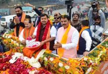 भाजपा के राष्ट्रीय कार्यकारी अध्यक्ष नितिन नवीन का पटना में भव्य स्वागत, रोड शो में उमड़ा जनसैलाब