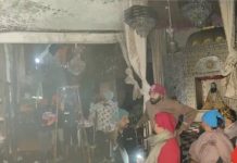 वाराणसी के संत रविदास मंदिर में शॉर्ट सर्किट से लगी आग