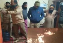 हनुमानगढ़ी के साधु को जिंदा जलाने की कोशिश, पुलिस ने शुरू की जांच