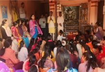 आदर्श नगर के शिव मंदिर में पौष बड़ा कार्यक्रम में हिंदू जनजागृति समिति द्वारा प्रबोधन