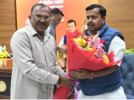 विधानसभा अध्यक्ष वासुदेव देवनानी की नितिन नबीन से मुलाकात