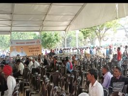 प्रशासन की मेहनत पर संगठन ने फेरा पानी, CM के भाषण के दौरान आधा खाली हुआ पांडाल