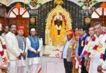 राज्यपाल हरिभाऊ बागडे ने किया साईं मंदिर का शुभारम्भ