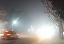 राजस्थान में कड़ाके सर्दी जारी, अजमेर कोहरे के आगोश में समाया