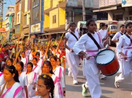 बारां में राष्ट्र सेविका समिति का निकला पथ संचलन