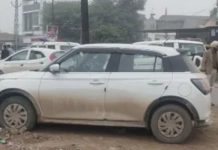 श्रीगंगानगर में कार की पिछली सीट पर मिला युवक का शव, हत्या की आशंका