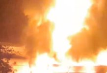 भीलवाड़ा के झांतल गांव में टैंट के गोदाम में आग, लाखों रुपए का नुकसान