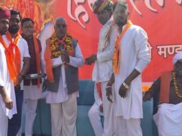 बाघसुरी गांव में राममय हुआ विराट हिन्दू सम्मेलन का माहौल