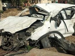 बारां में कार खेत में गिरने से भिंड के एक युवक की मौत, 7 घायल