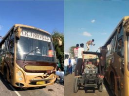 बालोतरा में ट्रेलर से टकराने से बस में सवार 6 लोगों की मौत, 9 घायल