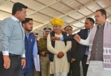 भजनलाल ने मोदी की अजमेर यात्रा के आयोजन स्थल पर तैयारियों का लिया जायजा