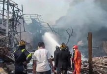 भिवाड़ी में गत्ते के कारखाने में भीषण आग, बिहार के 7 श्रमिकों की दर्दनाक मौत