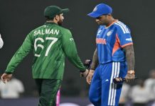 भारत और पाकिस्तान के कप्तानों ने टॉस के समय हाथ नहीं मिलाया