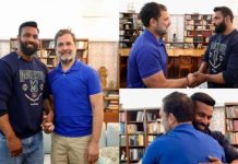 राहुल गांधी ने मोहम्मद दीपक को गले लगाया, बोले साहस की लौ हर युवा में जलनी चाहिए